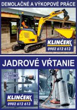 Demolačné a výkopové práce / Jadrové vŕtanie